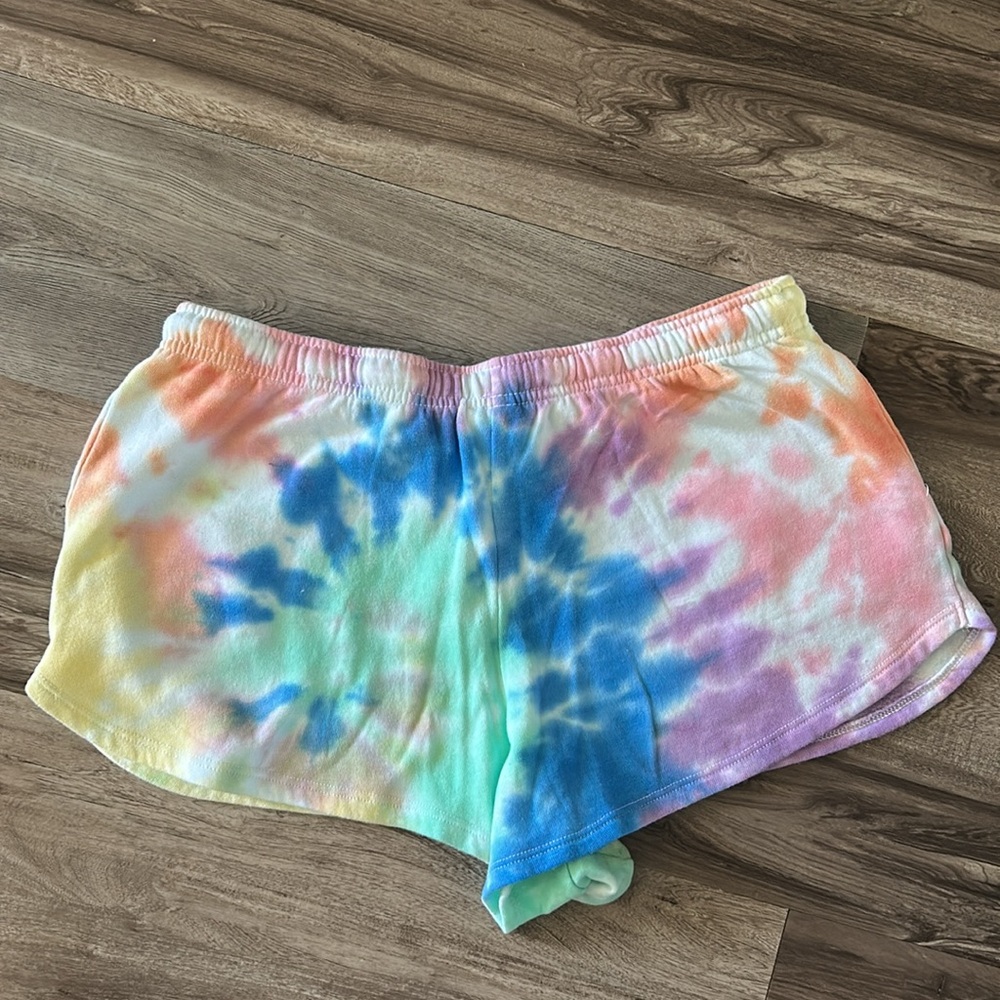 Disney Pastel Tie-Dye Mickey Shorts - Pink, Orange, Blue, Green, Purple - Picture 3 of 6